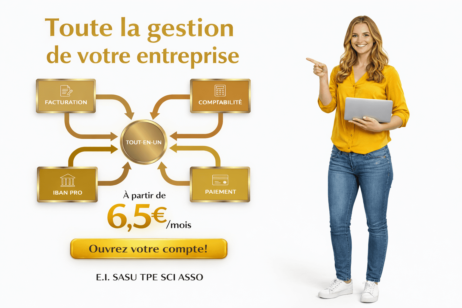 facturation comptabilité CRM, IBAN PRO ,